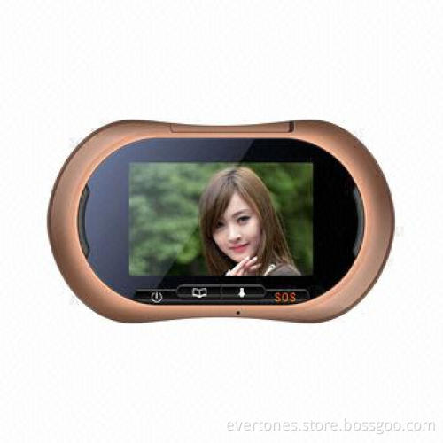 Peephole door viewer support GSM communication function and image shooting